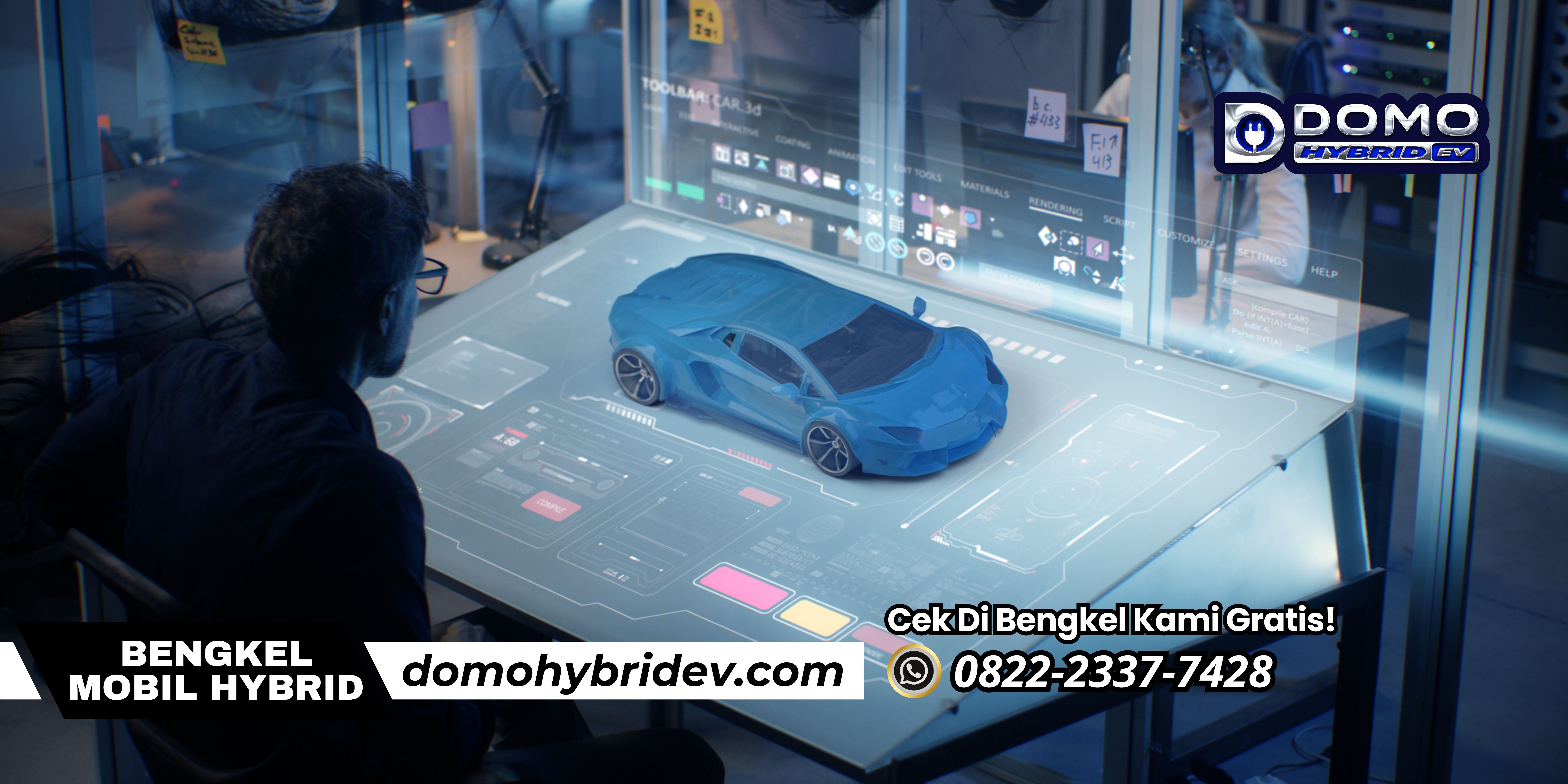 Baterai Mobil Hybrid yang Rusak