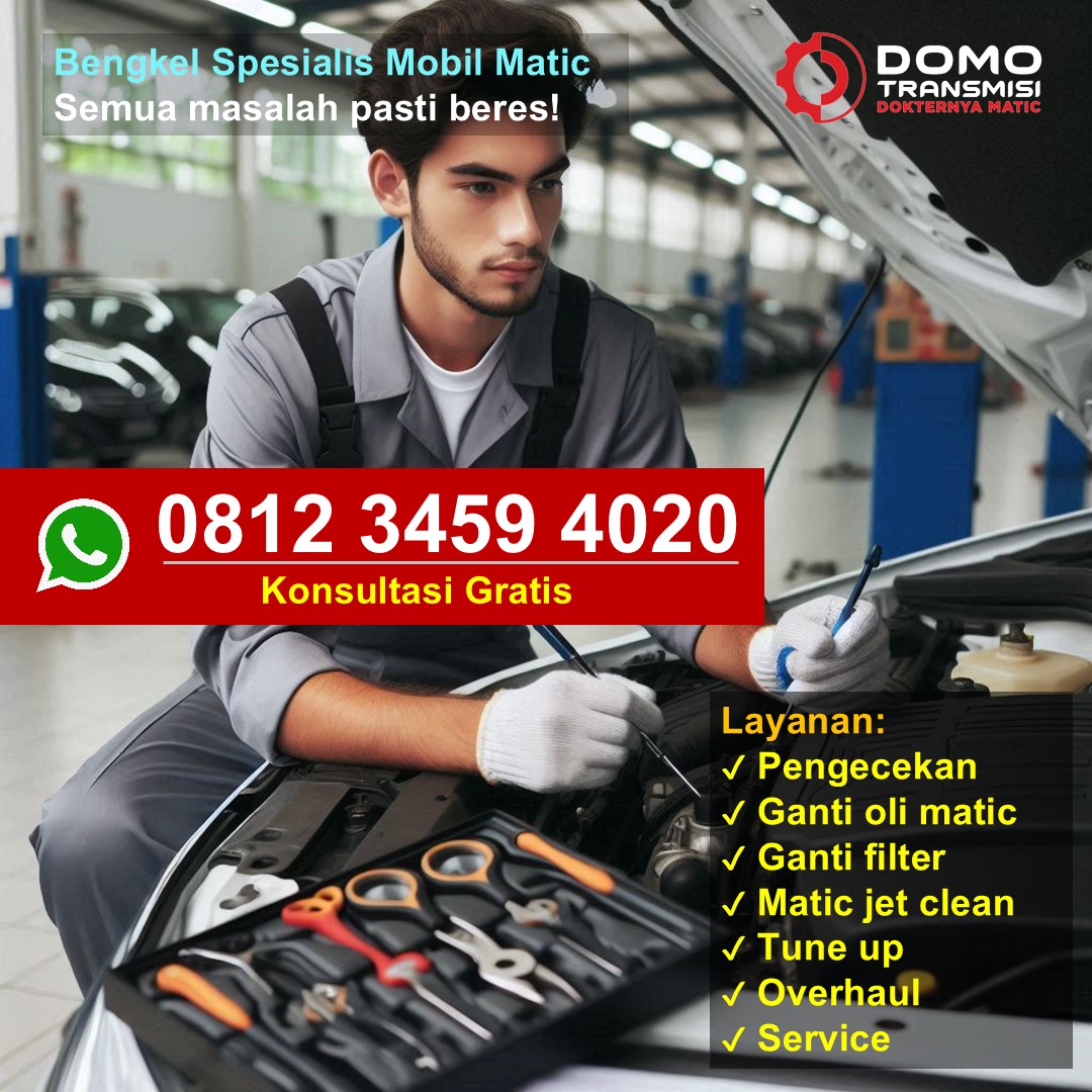 Cari Bengkel Mobil Matic Mitsubishi di Bintaro Bergaransi