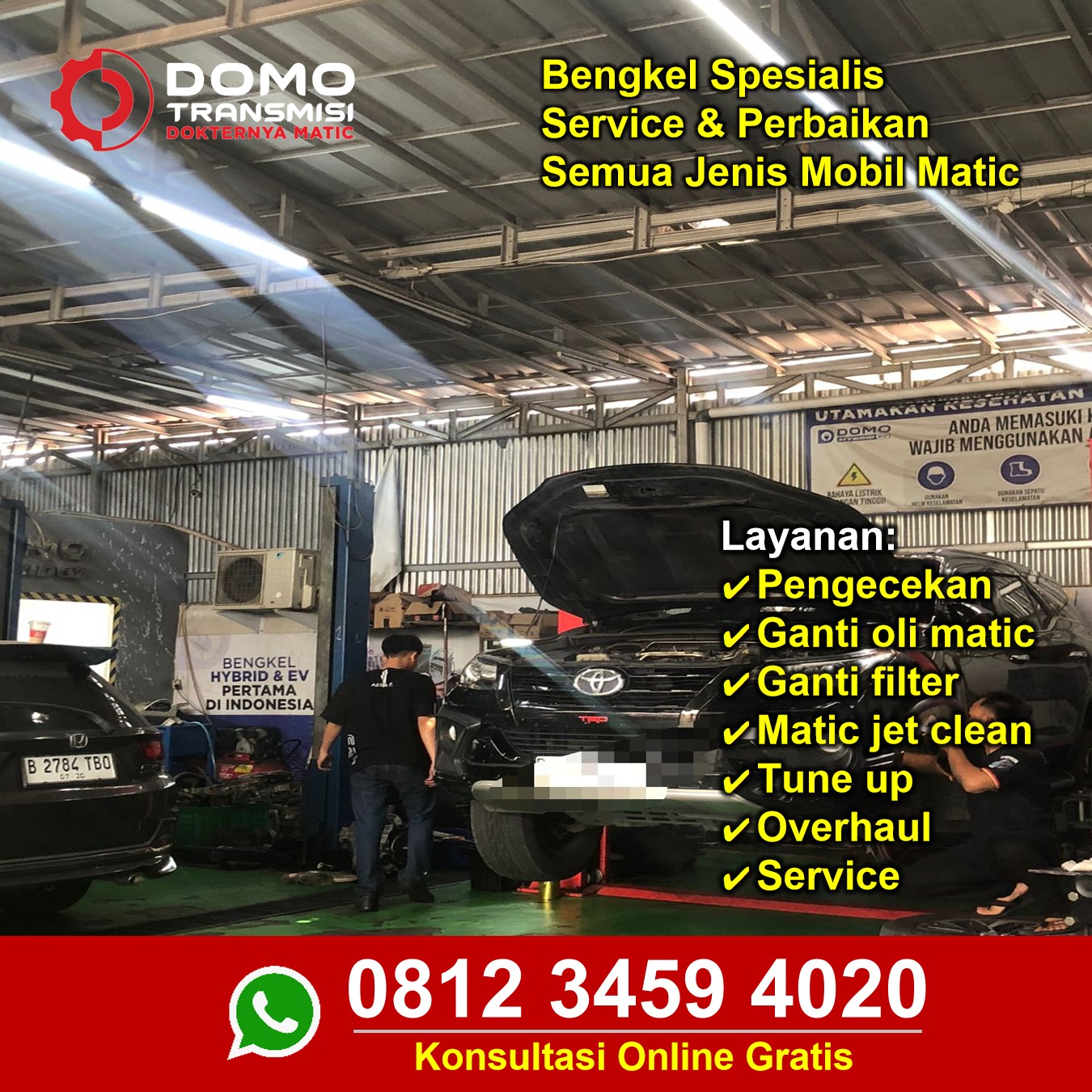 Performa Service Mobil Suzuki Lontar Matic Handal