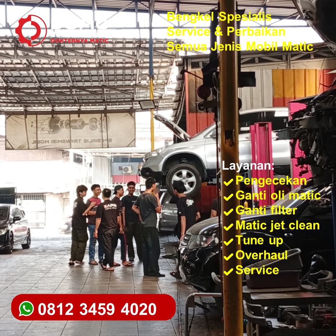 Rawat Komponen Transmisi ke Bengkel Mobil Odyssey Matic Jakarta Barat Terpercaya