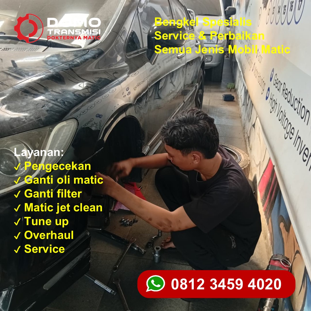 Standar Internasional Bengkel Mobil Matic Mewah Bekasi Terpercaya