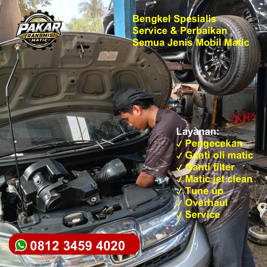Hasil Sempurna service transmisi matic honda Mobilio bekasi Murah