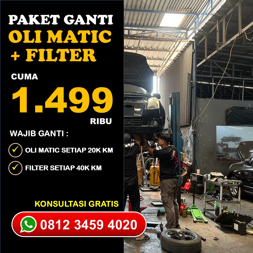 Pilih Bengkel Mobil Matic Surabaya Prima Mesin Bertenaga