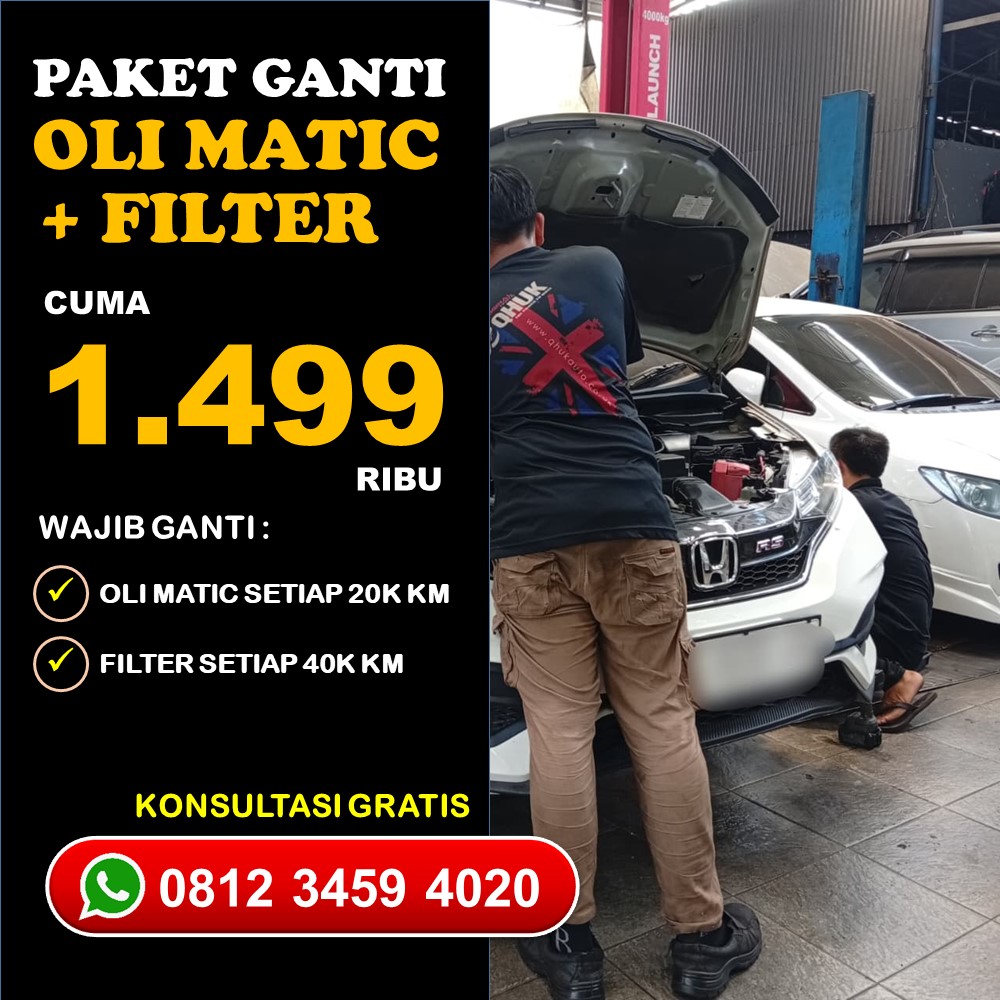 Rekomendasi Tempat Bengkel Ganti Oli Mobil Matic Jakarta Pusat Terbaik